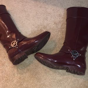 Tall Michael Kors rain boots